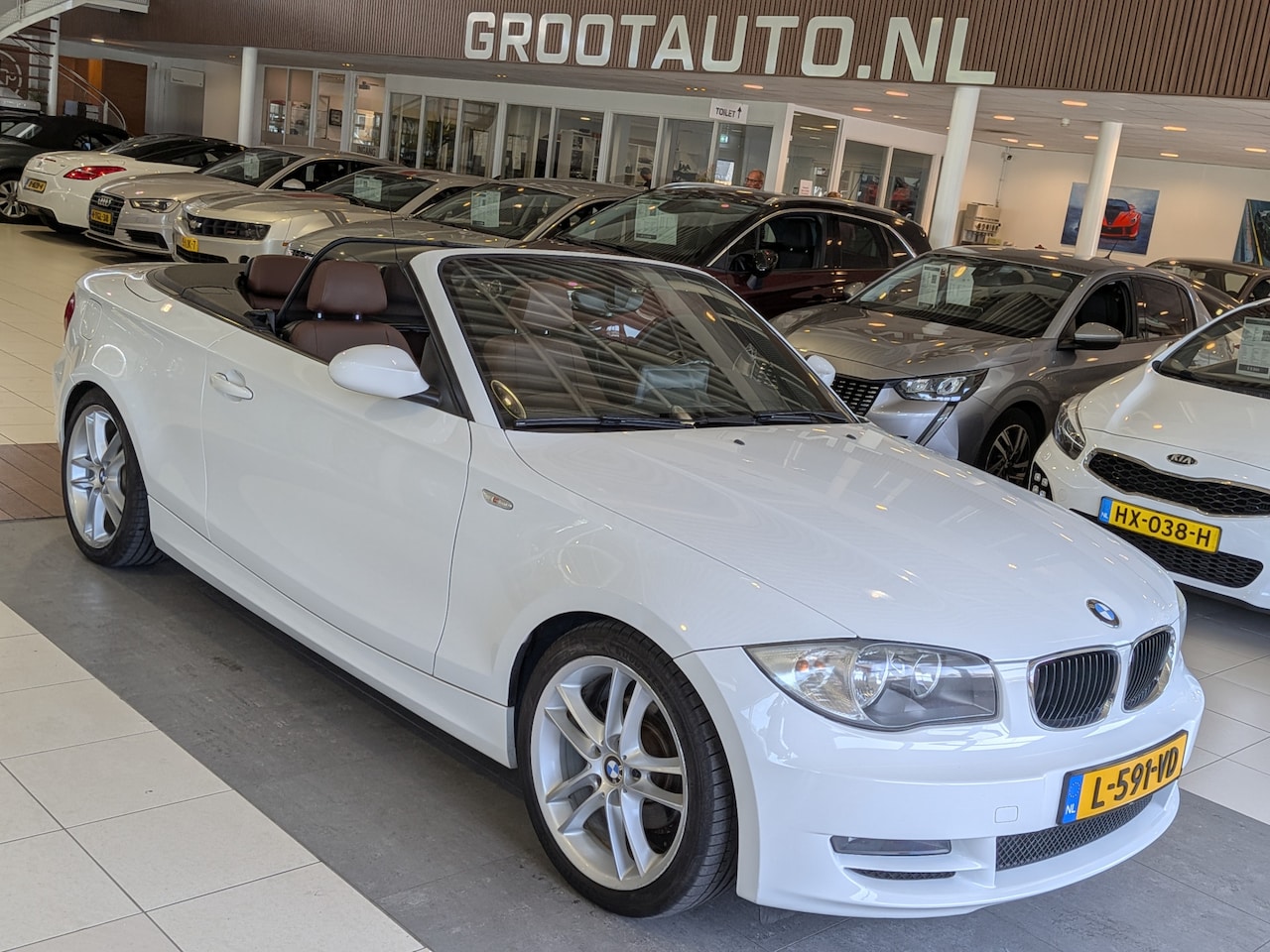 BMW 1-serie Cabrio - 118i Airco, Leder, Stuurbekrachtiging - AutoWereld.nl