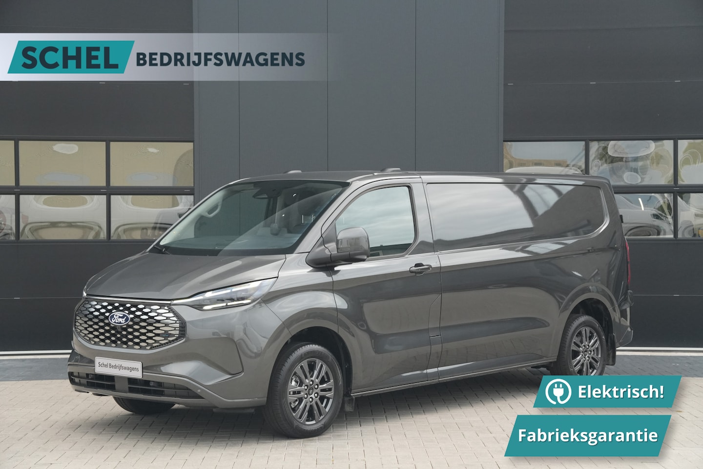 Ford Transit Custom - E-Transit 320 L2H1 Limited 71 kWh 218pk - Trekhaak - ACC - B&O - Navi - Stoel/Stuurverwarm - AutoWereld.nl