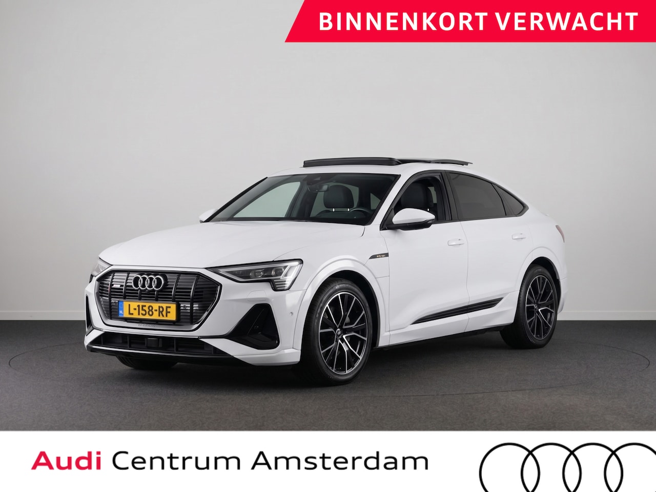 Audi e-tron Sportback - 55 quattro S edition 95 kWh 408 pk | SOH 91,49% | Navigatie | Panoramadak | Parkeersensore - AutoWereld.nl