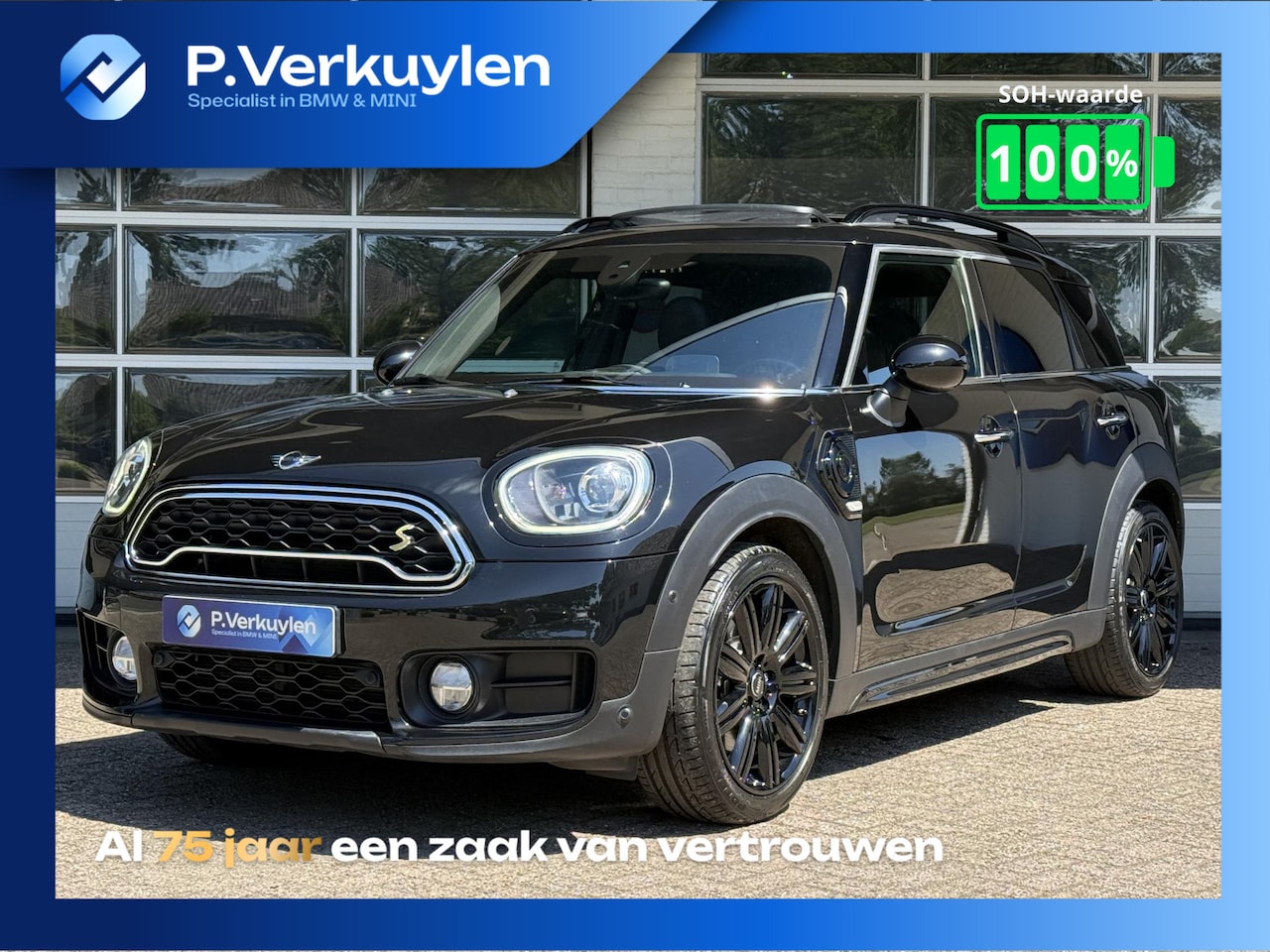 MINI Countryman - 1.5 Cooper S E ALL4 Chili | HARMAN KARDON | PANORAMA | CAMERA | HEAD UP | APPLE CARPLAY | - AutoWereld.nl