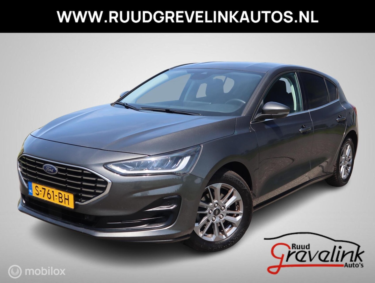 Ford Focus - Hatchback EcoBoost Hybrid MHEV 125 PK H6 Groot Navi|Chroom|DonkerGlas|Pdc V+A|Clima - AutoWereld.nl
