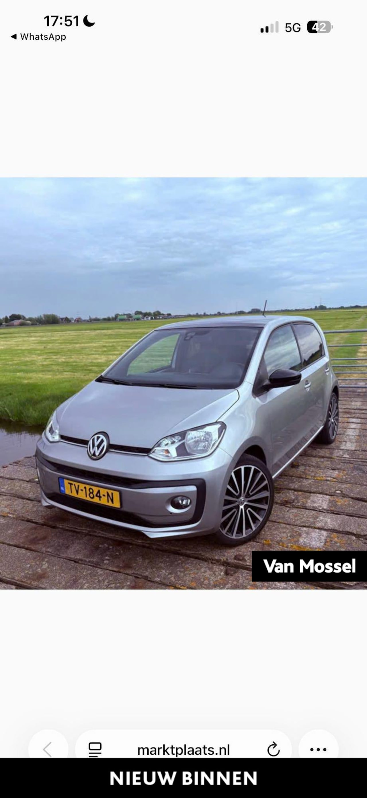 Volkswagen Up! - 1.0 BMT high up! | STOELVERWARMING | CRUISE CONTROL | CLIMATE CONTROL | PARKEERSENSOREN | - AutoWereld.nl