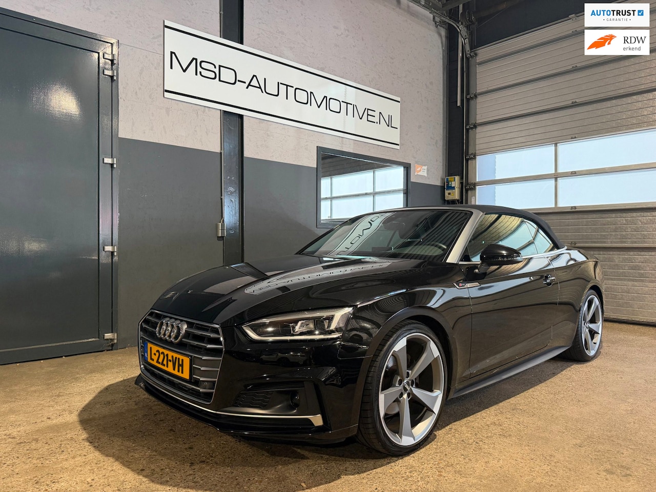 Audi A5 Cabriolet - 2.0 TFSI MHEV S-LINE Design Pro Line Plus DigiDash - AutoWereld.nl