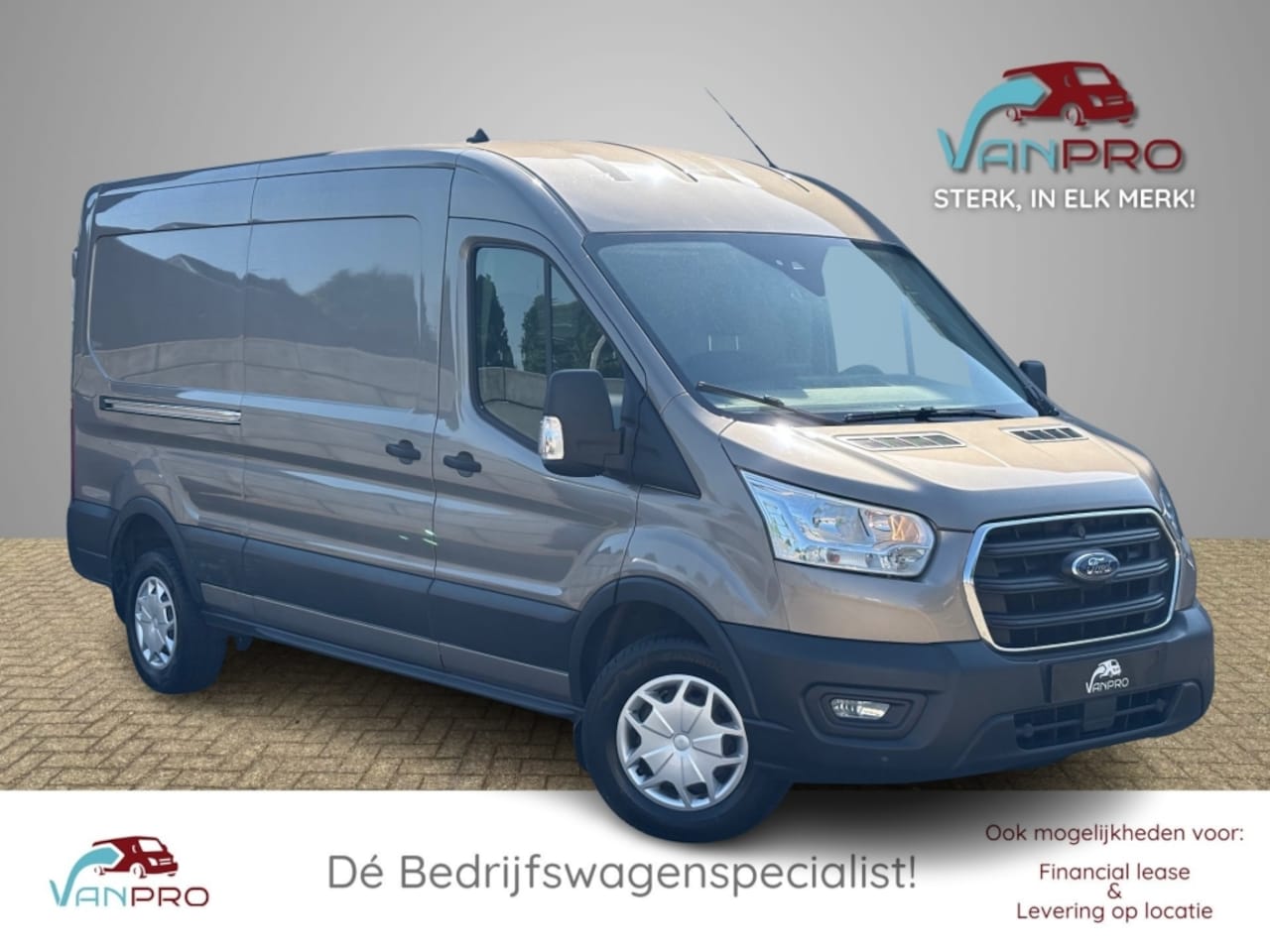 Ford Transit - 2.0 TDCi 130pk RWD L3H2 GB / Airco / Cruise / Navi / Camera / Carplay / Lane assist / PDC - AutoWereld.nl