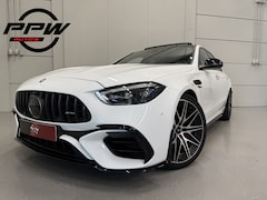 Mercedes-Benz C-klasse - AMG 63 S E Performance PANO/TREKHAAK/BURMESTER/ACHTERAS-BESTURING/VENTILATIE+MEMORY/360CAM