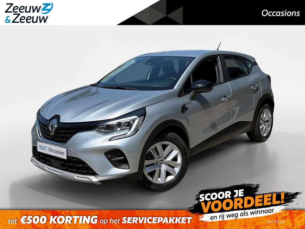 Renault Captur - 1.6 E-Tech full hybrid 145 evolution *Automaat*Navi+Camera*Climate*Parkeersensoren*Mooie a - AutoWereld.nl