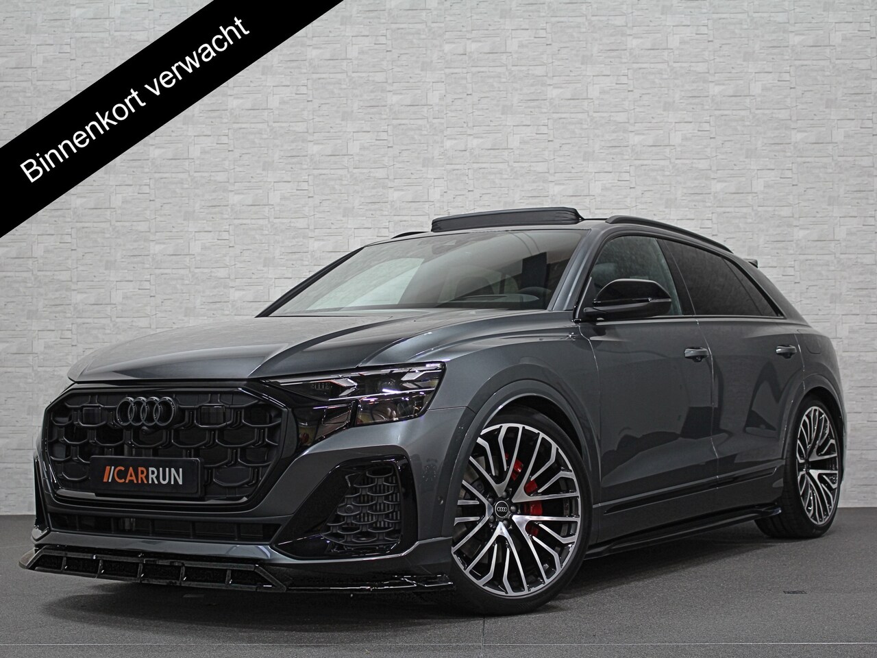 Audi Q8 - 60e 490pk Full Options! RS Massage Seats | 4WS | OLED | Laser | Ventilatie | Valcona Leder - AutoWereld.nl
