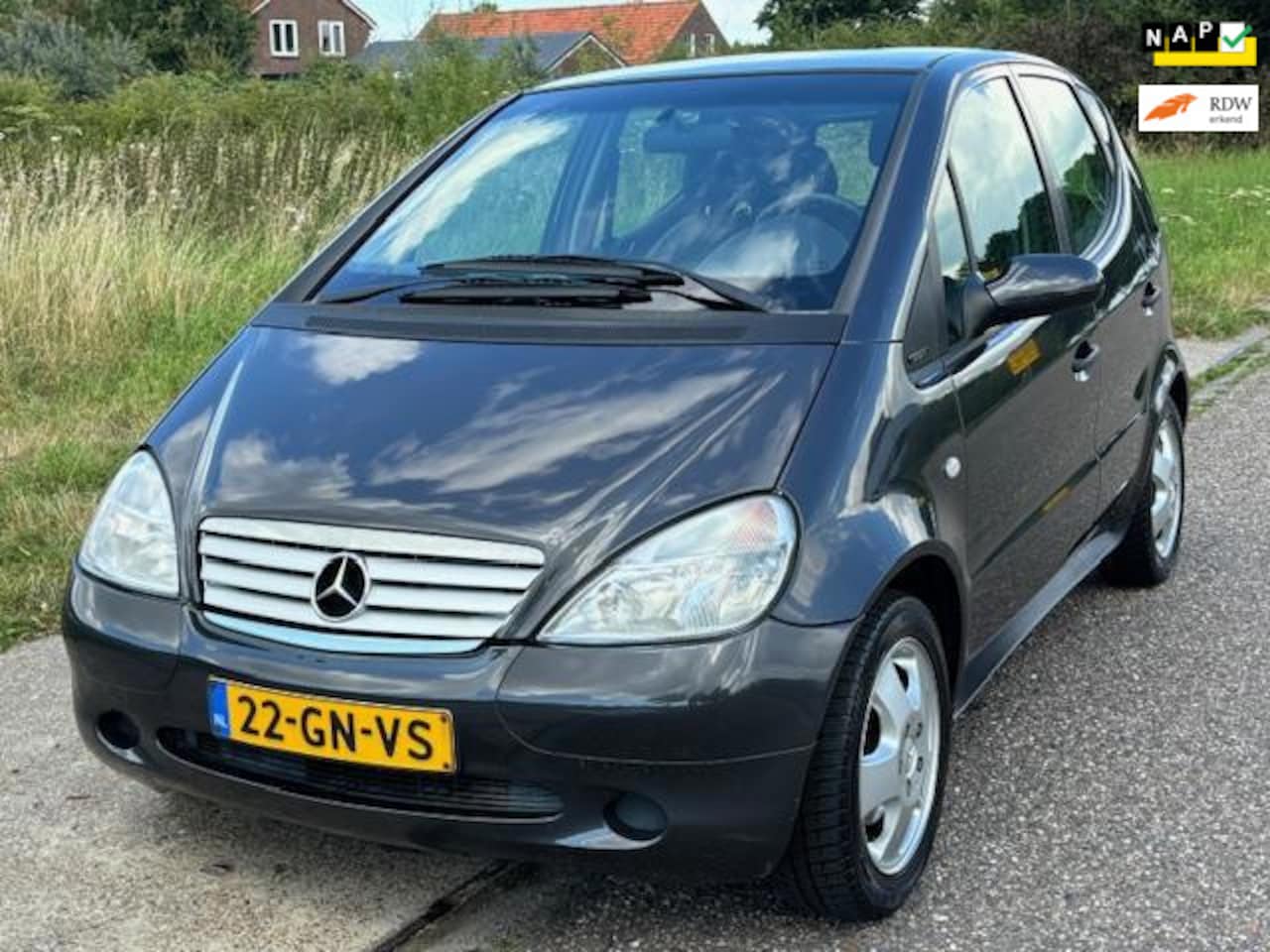 Mercedes-Benz A-klasse - 160 Avantgarde 5-Drs Stuurbekrachtiging Audio/CD Electric pakket ABS LMV 15" ESP TCS Leder - AutoWereld.nl