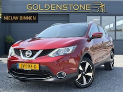 Nissan Qashqai - 1.2 N-Connecta 360°Camera, Pano, Trekhaak, Navi, Clima, Cruise, Pdc V+A, Lm velgen, 6 Bak,