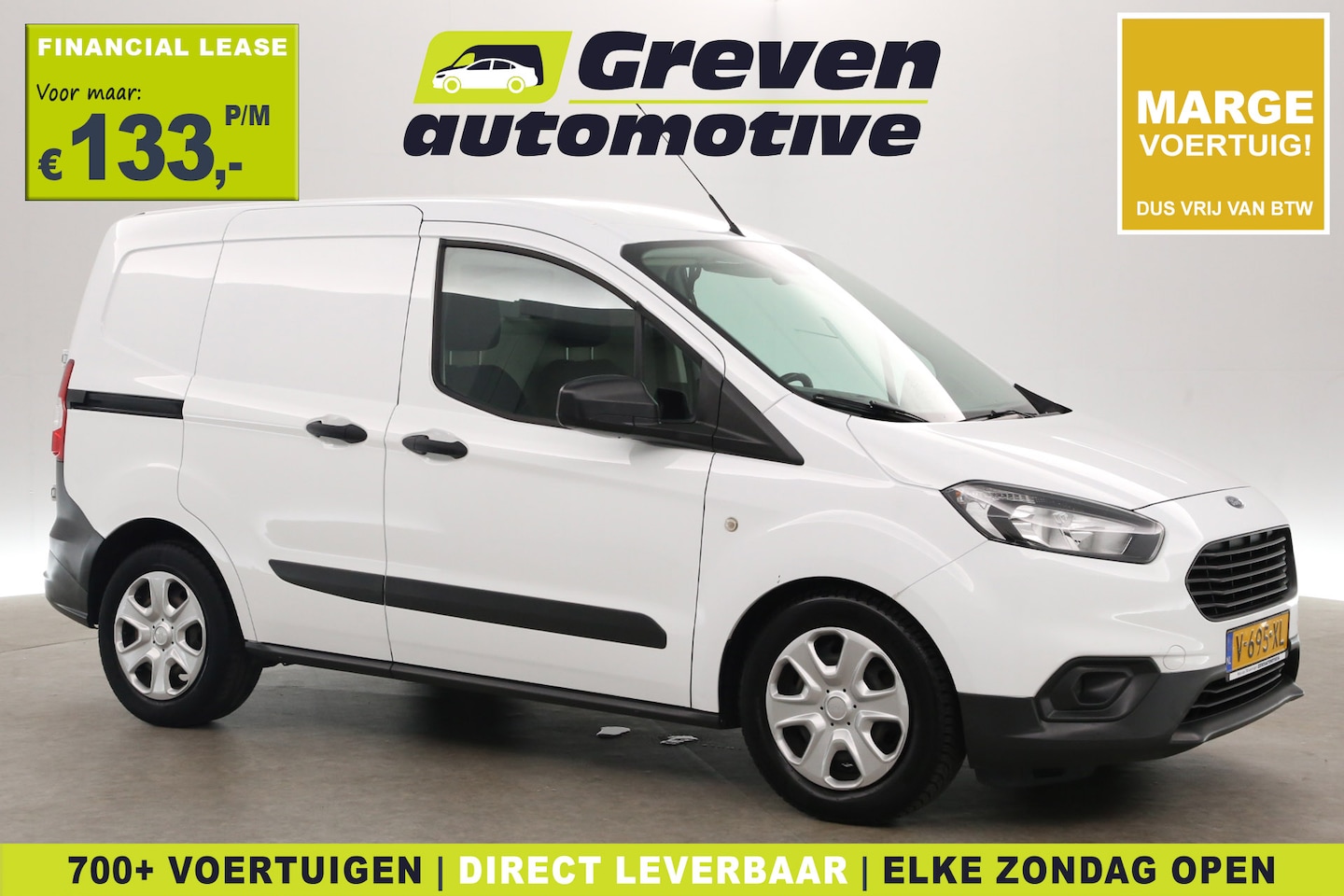 Ford Transit Courier - 1.5 TDCI | Marge | Airco | Carplay | Navi | Elektrpakket - AutoWereld.nl