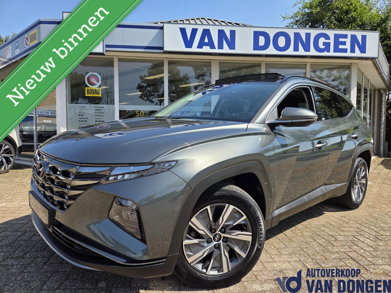 Hyundai Tucson - 1.6 T-GDI HEV Comfort SKY | 230 PK Full Hybrid | Panorama / Elektr. achterklep | 1e Eigena - AutoWereld.nl