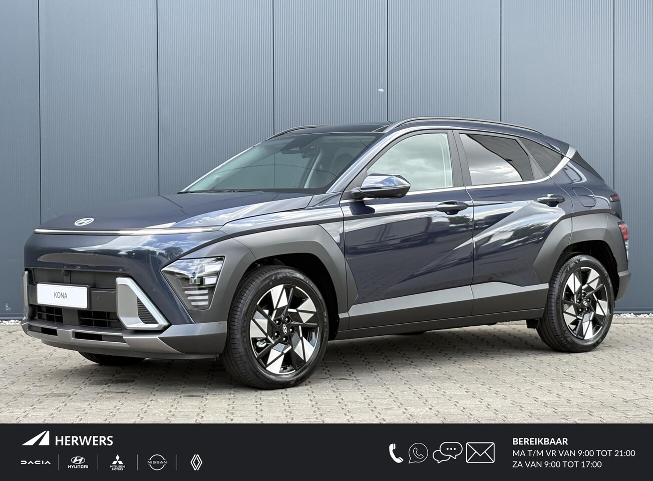 Hyundai Kona - 1.6 GDI HEV Premium Sky / Schuif/Kanteldak / Voorstoel verkoeling en verwarming / Achterba - AutoWereld.nl