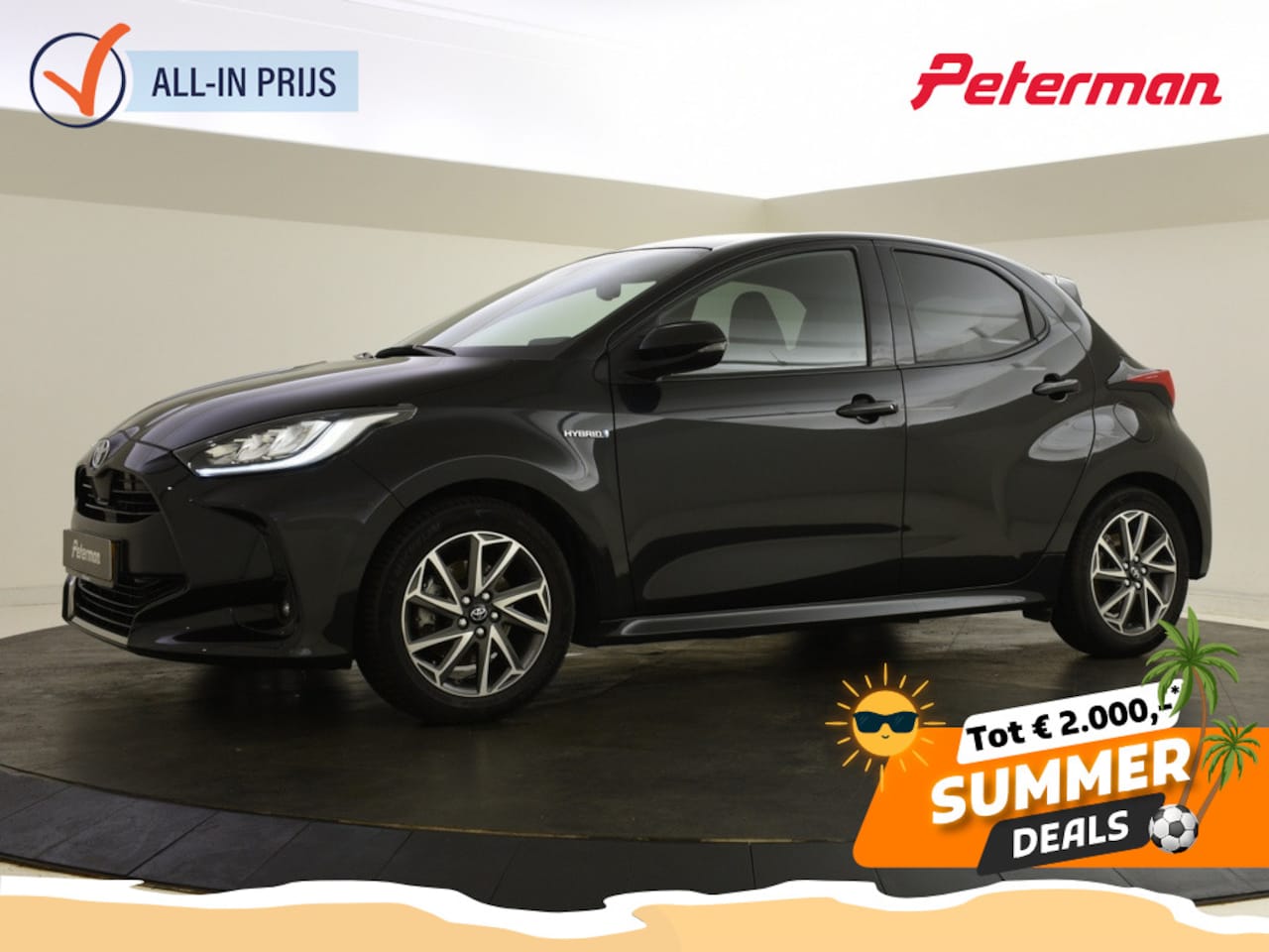 Toyota Yaris - 1.5 Hybrid Lounge | Carplay | Panorama | Halfleer | - AutoWereld.nl