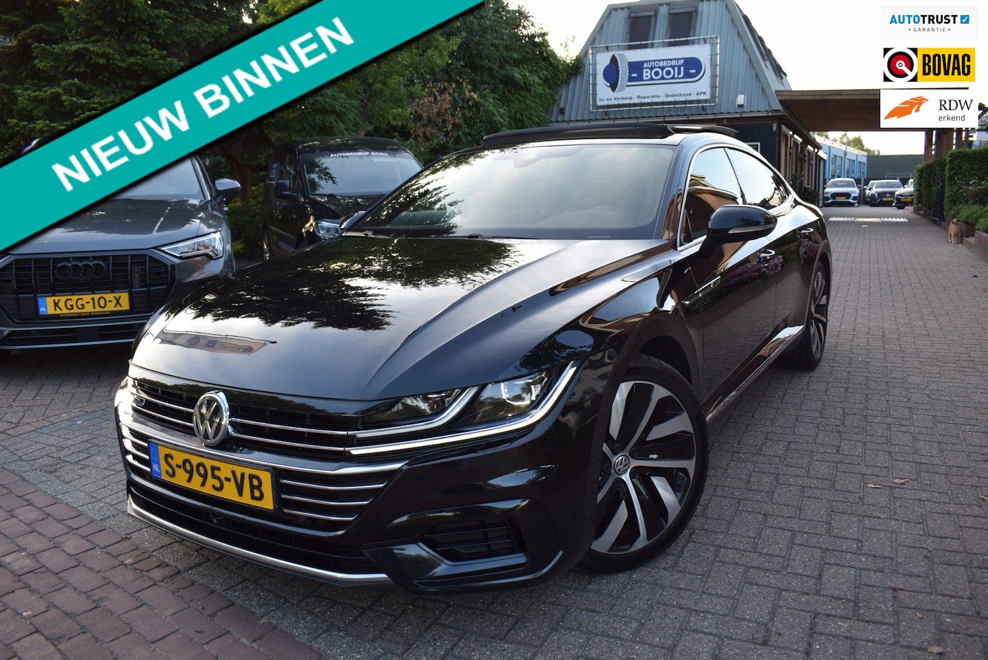 Volkswagen Arteon - 2.0 TSI R-LINE PANO DAK/ADAP CRUISE/NAVI/AIRCO-ECC/CARPLAY/CAMERA/XENON/BLUETOOTHTREKH/PDC - AutoWereld.nl