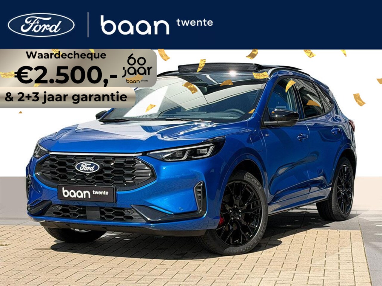 Ford Kuga - 2.5 PHEV ST-Line X | Black Pack | B&O | Trekhaak | 20 inch | Pano dak | - AutoWereld.nl