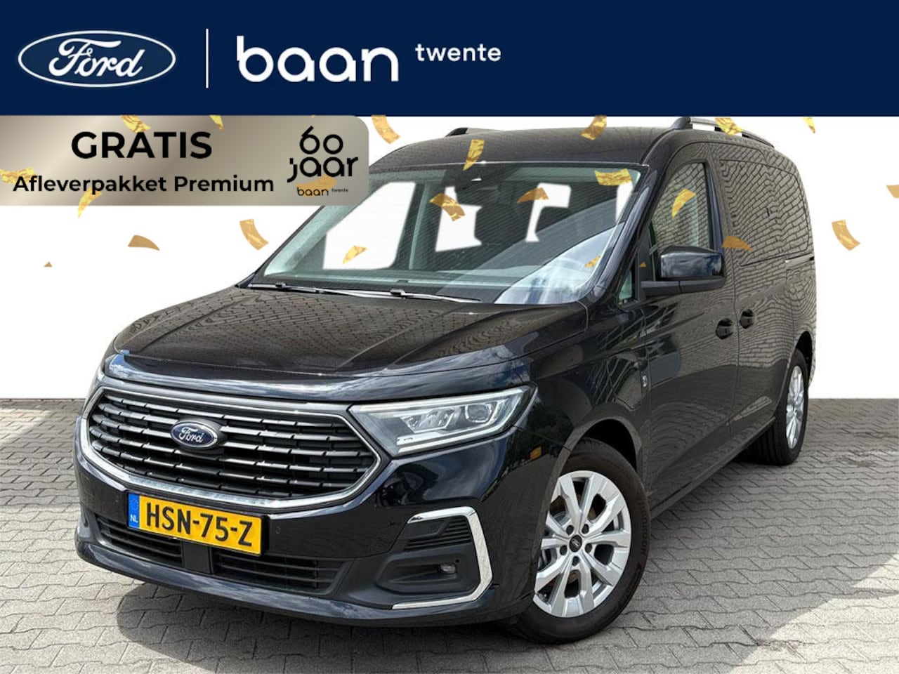 Ford Tourneo Connect - 1.5 Plug-IN Hybrid 150 PK Automaat Titanium L2 | 5 jaar Ford Protect | 7 zits | LED koplam - AutoWereld.nl