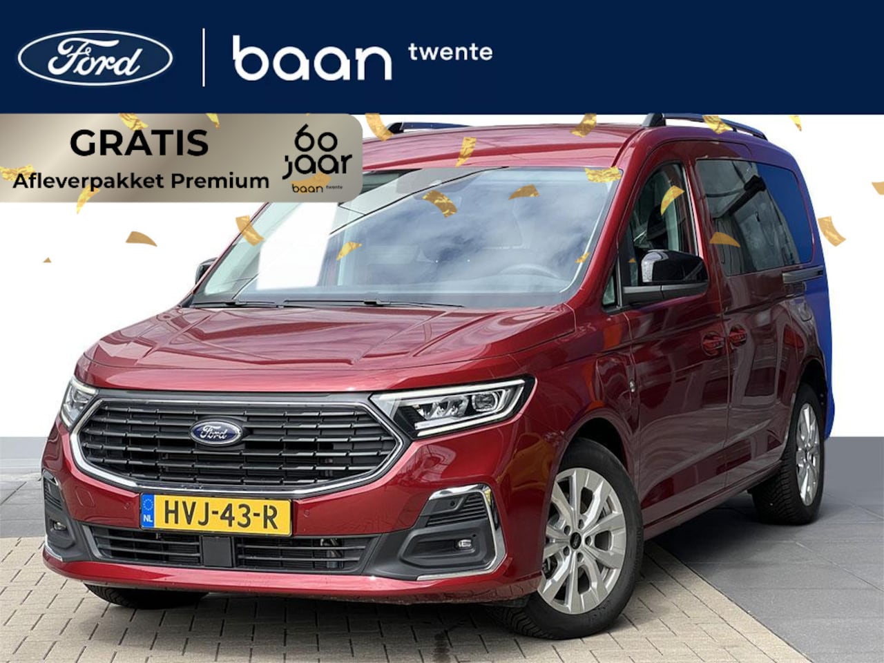 Ford Tourneo Connect - 1.5 Plug-IN Hybrid 150 PK Automaat Titanium L2 | 7 zits | 5 jaar Ford Protect | AGR stoel - AutoWereld.nl