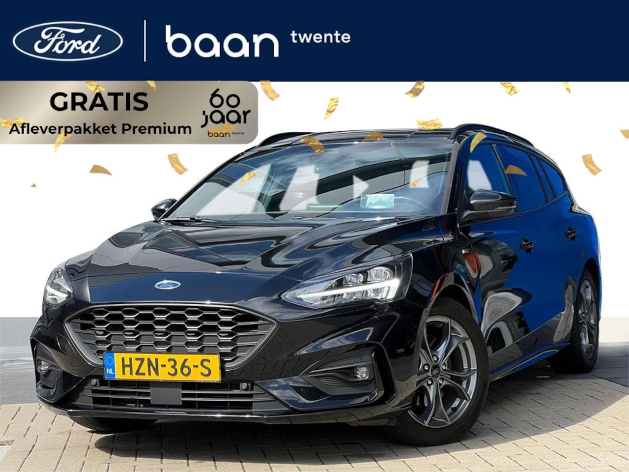 Ford Focus Wagon - 1.0 125 PK EcoBoost ST Line Automaat | Head-up | LED | Keyless | Camera | Winterpack - AutoWereld.nl