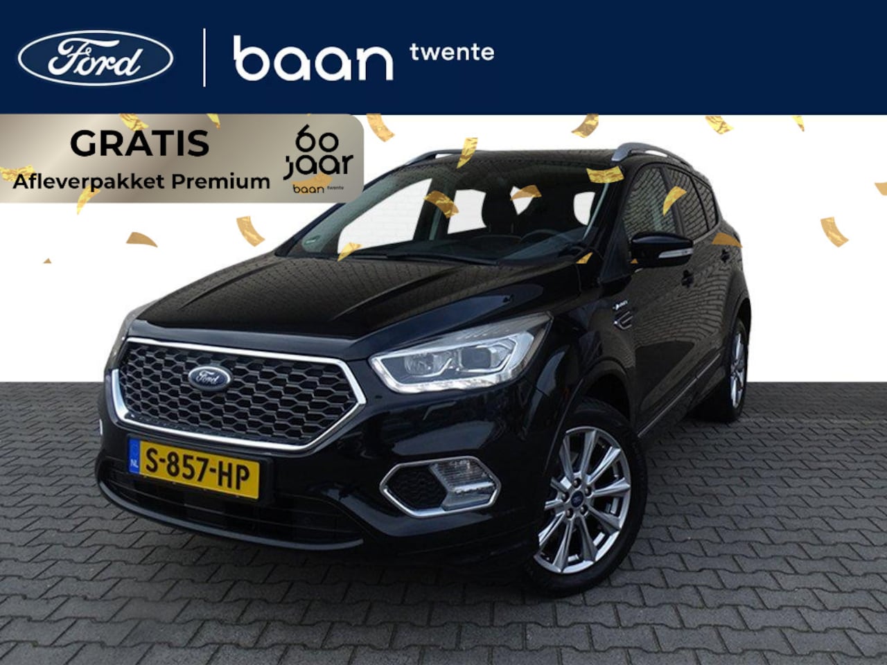 Ford Kuga - 1.5 Turbo 150pk Vignale Automaat | Panoramadak | Leder | Stoelverw. | 1700kg Trekgewicht | - AutoWereld.nl