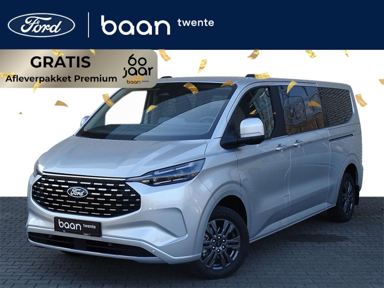 Ford Model T - Custom 2.5 Plug-IN Hybrid 233 PK L2H1 Titanium | Incl. BTW & BPM | 8 Persoons | Adaptieve - AutoWereld.nl