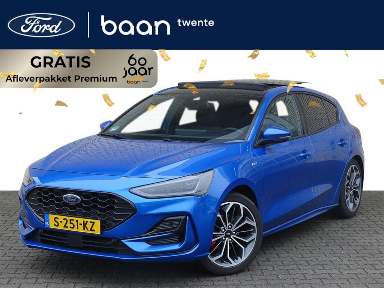Ford Focus - 1.0 Turbo 125pk Mild Hybride ST Line X | Winter Pack | Driver Ass. pack | Panorama dak | C - AutoWereld.nl