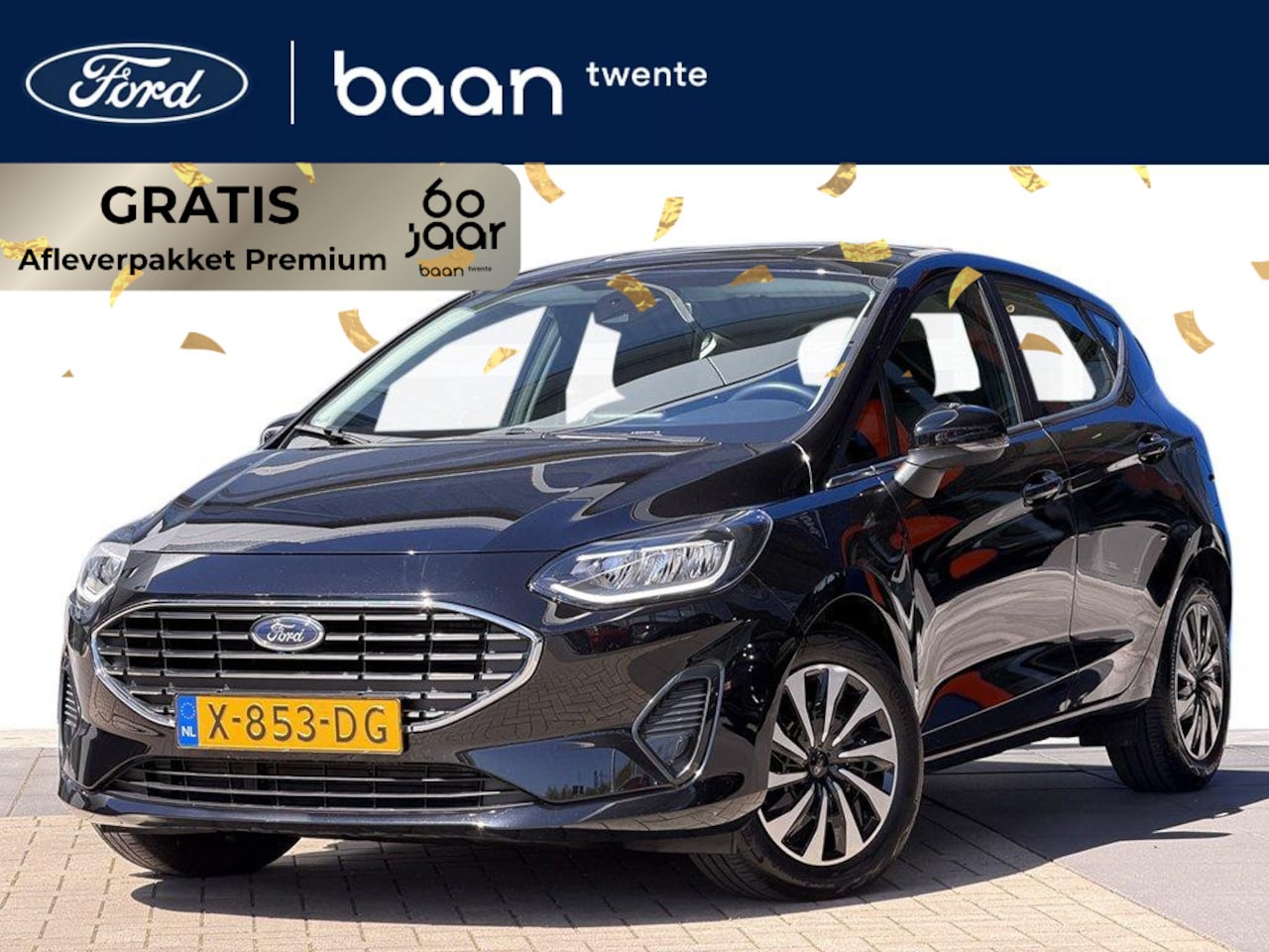 Ford Fiesta - 1.0 EcoBoost Hybrid Titanium | Winter Pack | Cruise C. | Apple Carplay | Keyless entry - AutoWereld.nl