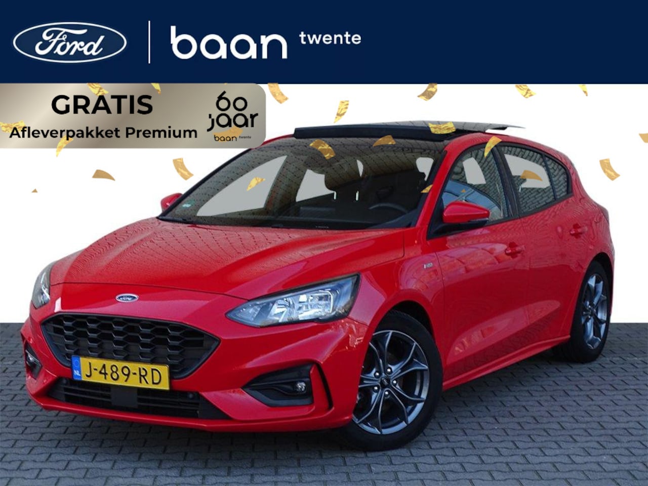 Ford Focus - 1.0 Turbo 125pk ST Line Business | Panorama dak | Winterpack | Cruise. | Airco | - AutoWereld.nl