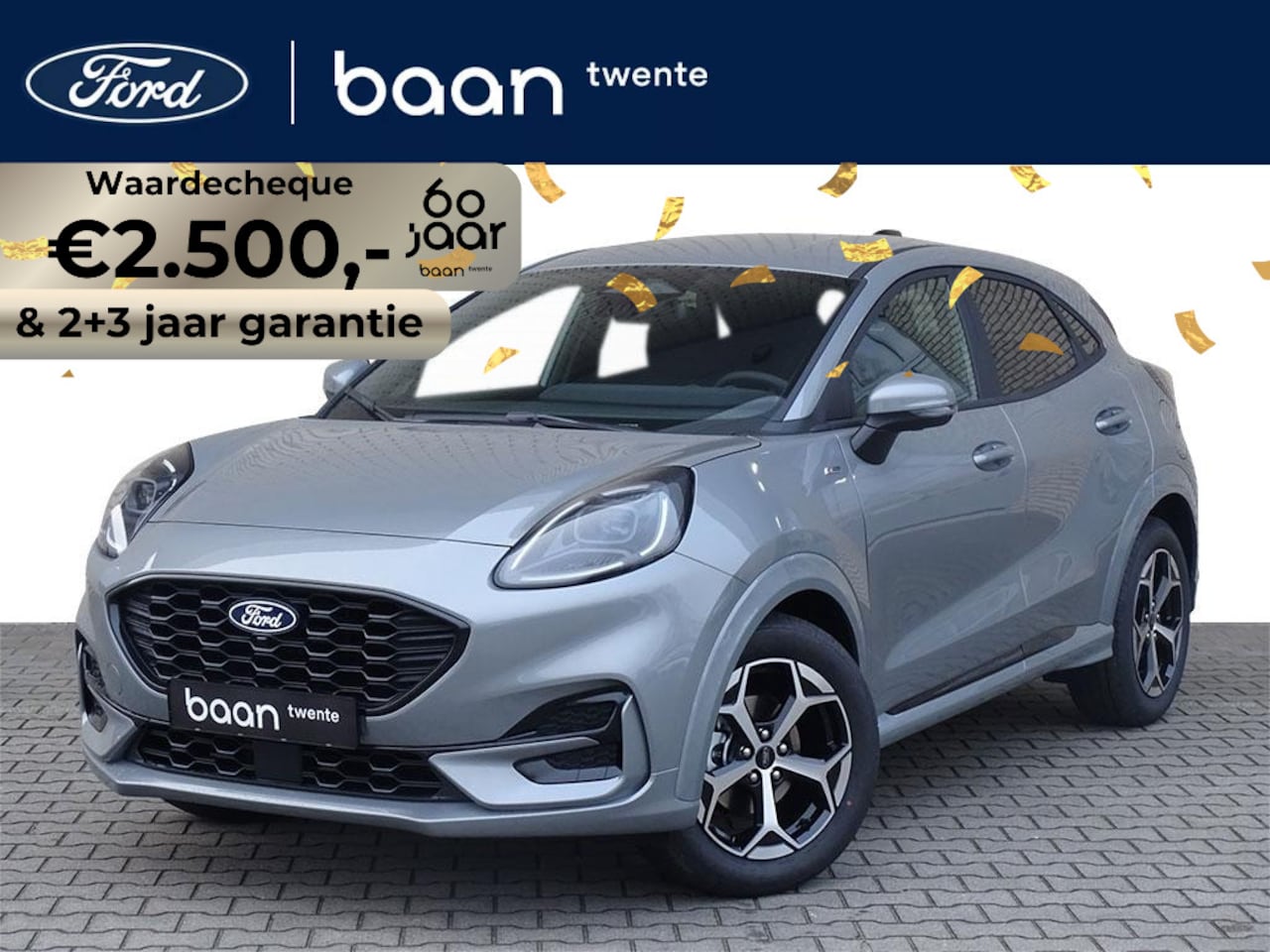 Ford Puma - 1.0 Turbo 125pk Mild Hybride ST-Line | Winterpack | Comfortpack | Camera | Solar Silver | - AutoWereld.nl