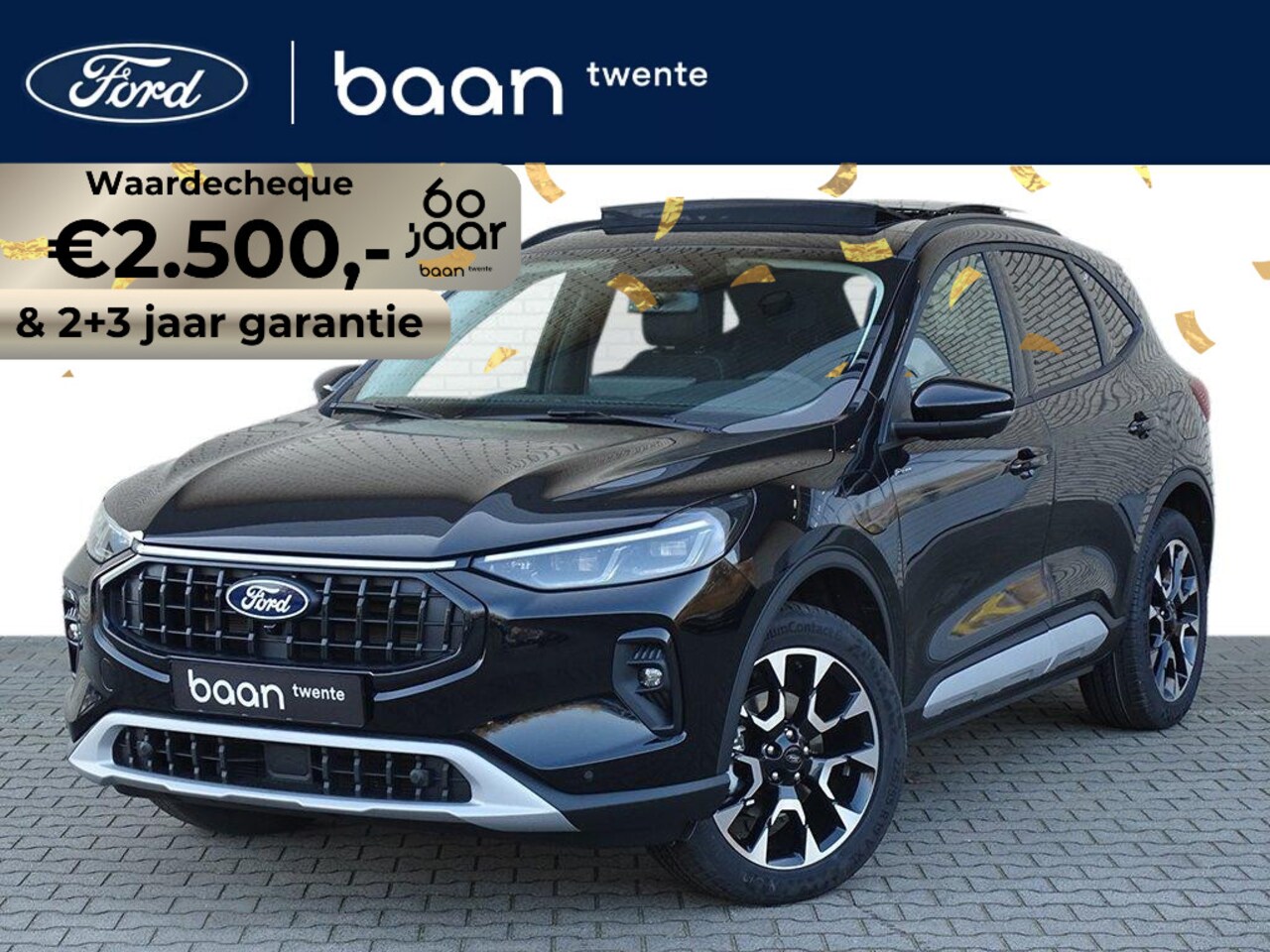 Ford Kuga - 2.5 PHEV Active X | Trekhaak wegkl. | Winter Pack | Matrix LED | Panorama dak | Agate Blac - AutoWereld.nl