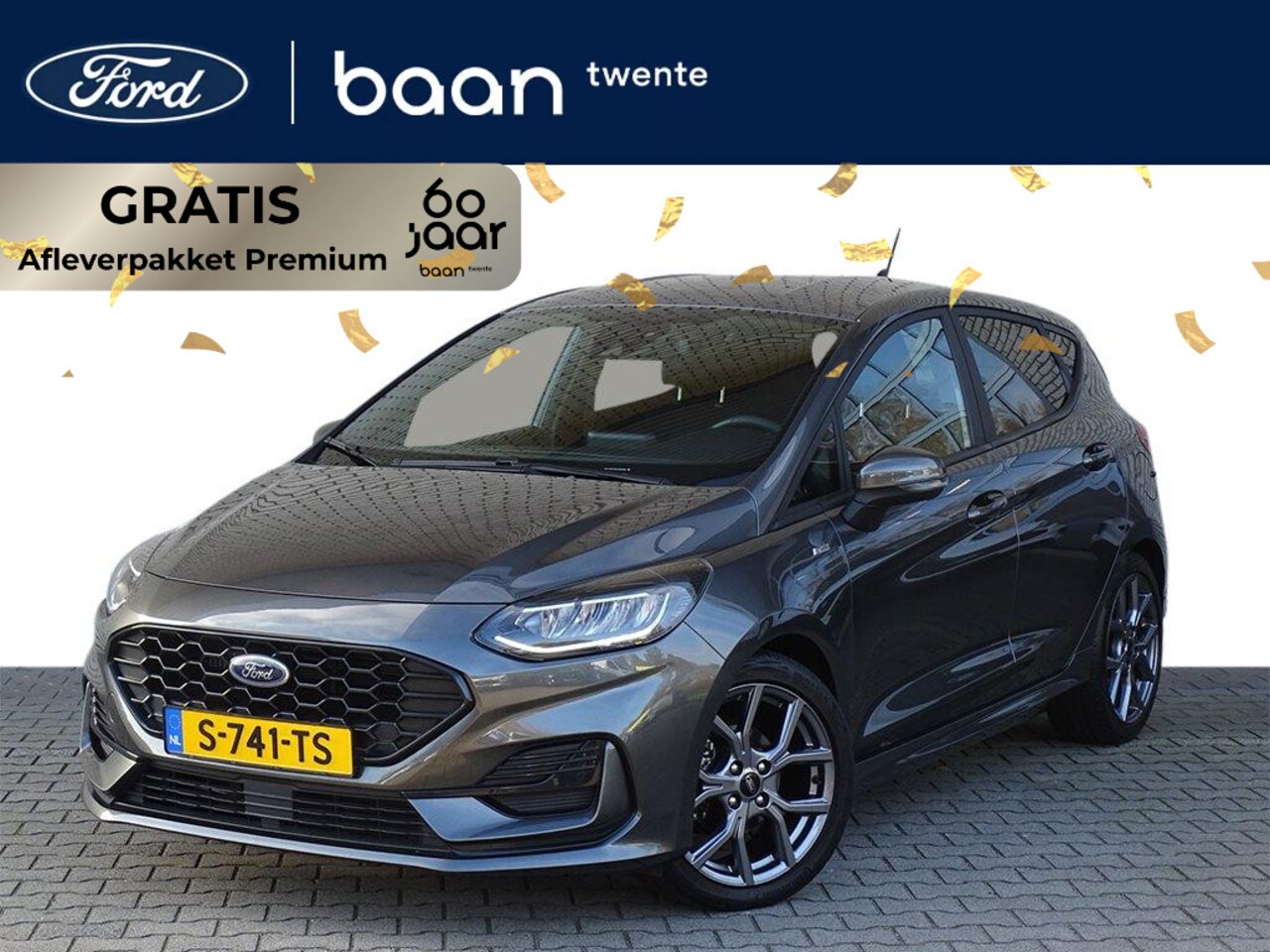 Ford Fiesta - 1.0 Turbo 125pk Mild Hybride ST-Line X Automaat | keyless | camera | winterpack | navi | f - AutoWereld.nl