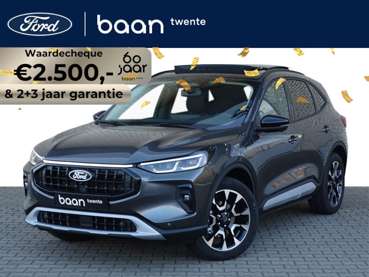 Ford Kuga - 2.5 PHEV Active X | Pano dak | Trekhaak | Driver Ass. Pack | AGR stoelen | - AutoWereld.nl