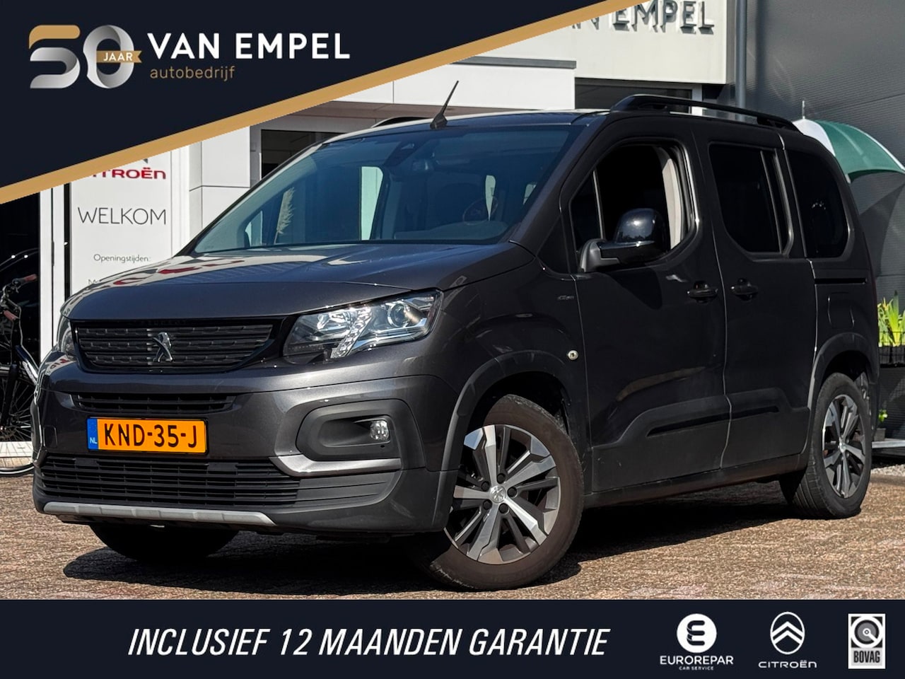 Peugeot Rifter - 1.2 Puretech GT-Line | Trekhaak | 5-Persoons | Keyless | Climate Control | Parkeersensoren - AutoWereld.nl