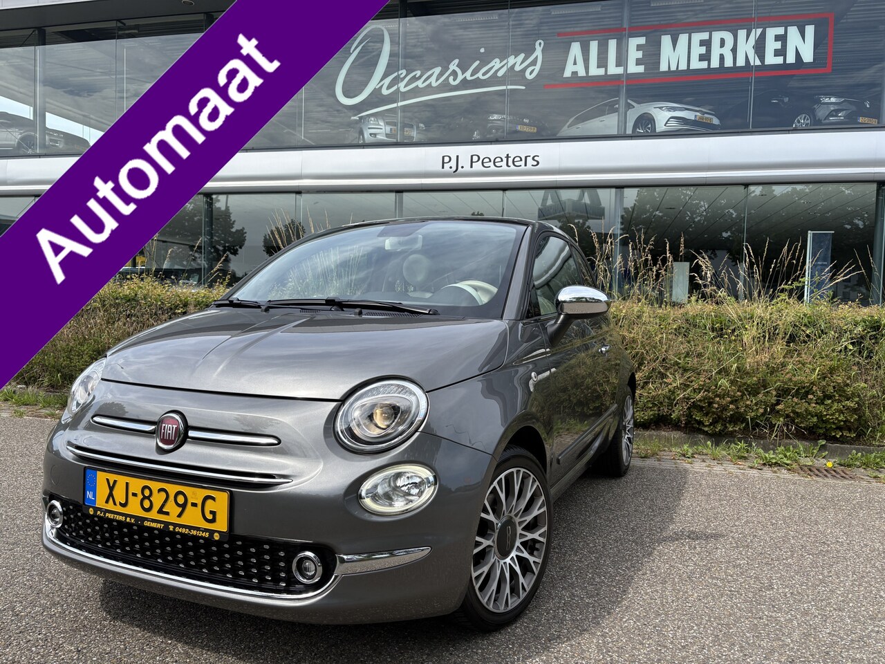 Fiat 500 C - 0.9 TwinAir Turbo Lounge Automaat Glazen panoramadak - Airco - Navigatie - Parkeersensor a - AutoWereld.nl