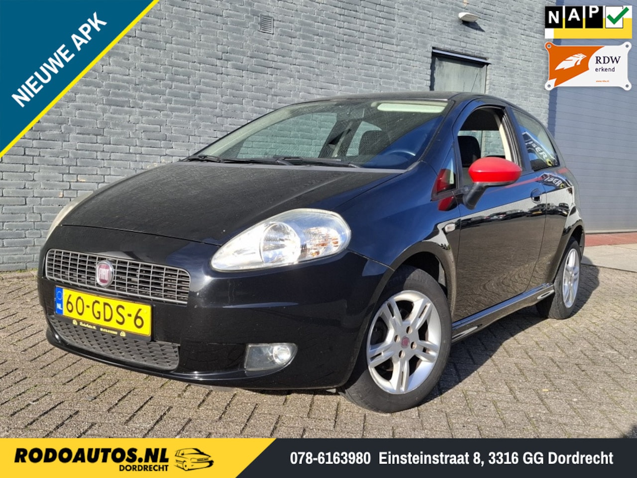 Fiat Grande Punto - 1.4 GP 3-Drs Airco Nieuwe APK ✅ - AutoWereld.nl