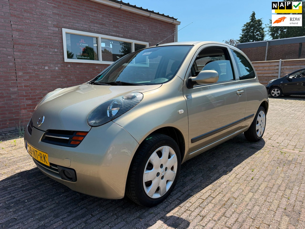 Nissan Micra - 1.4 AUTOMAAT airco APK 20-4-2027 pdc elektrisch pakket - AutoWereld.nl