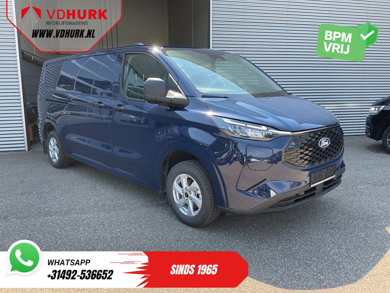 Ford Transit Custom - E-Transit L2 71 Kwh 370 km WLTP Garantie t/m 06-'29/ LED/ Snellader/ Standkachel/ Stoelver - AutoWereld.nl