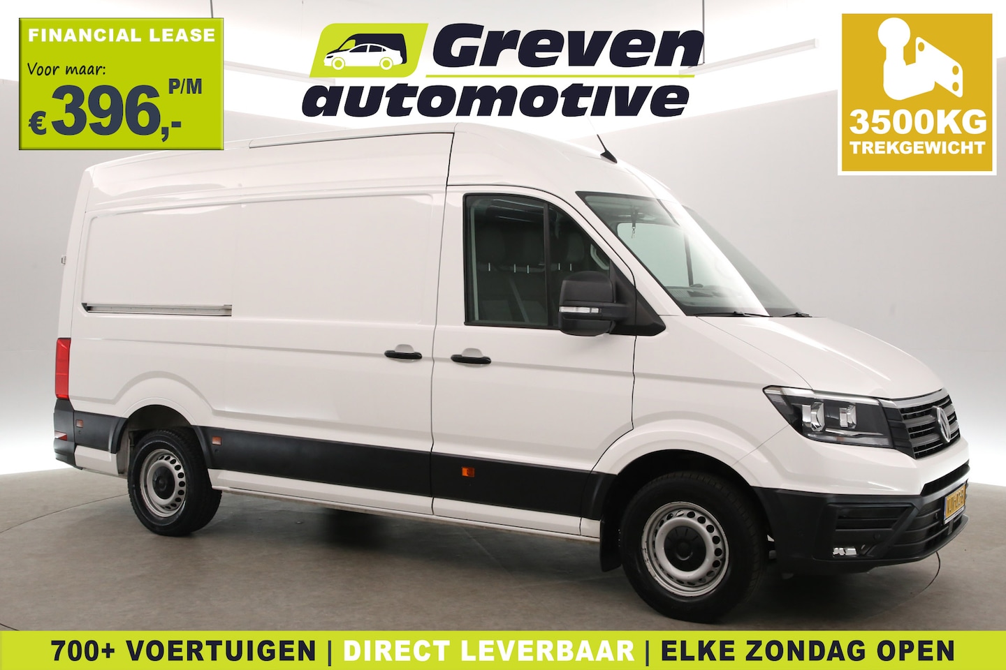 Volkswagen Crafter - 2.0 TDI L3H3 177PK | 3500kg Trekgew. | Airco | Cruise | Camera | Carplay | 3 Zits | 2xSchu - AutoWereld.nl