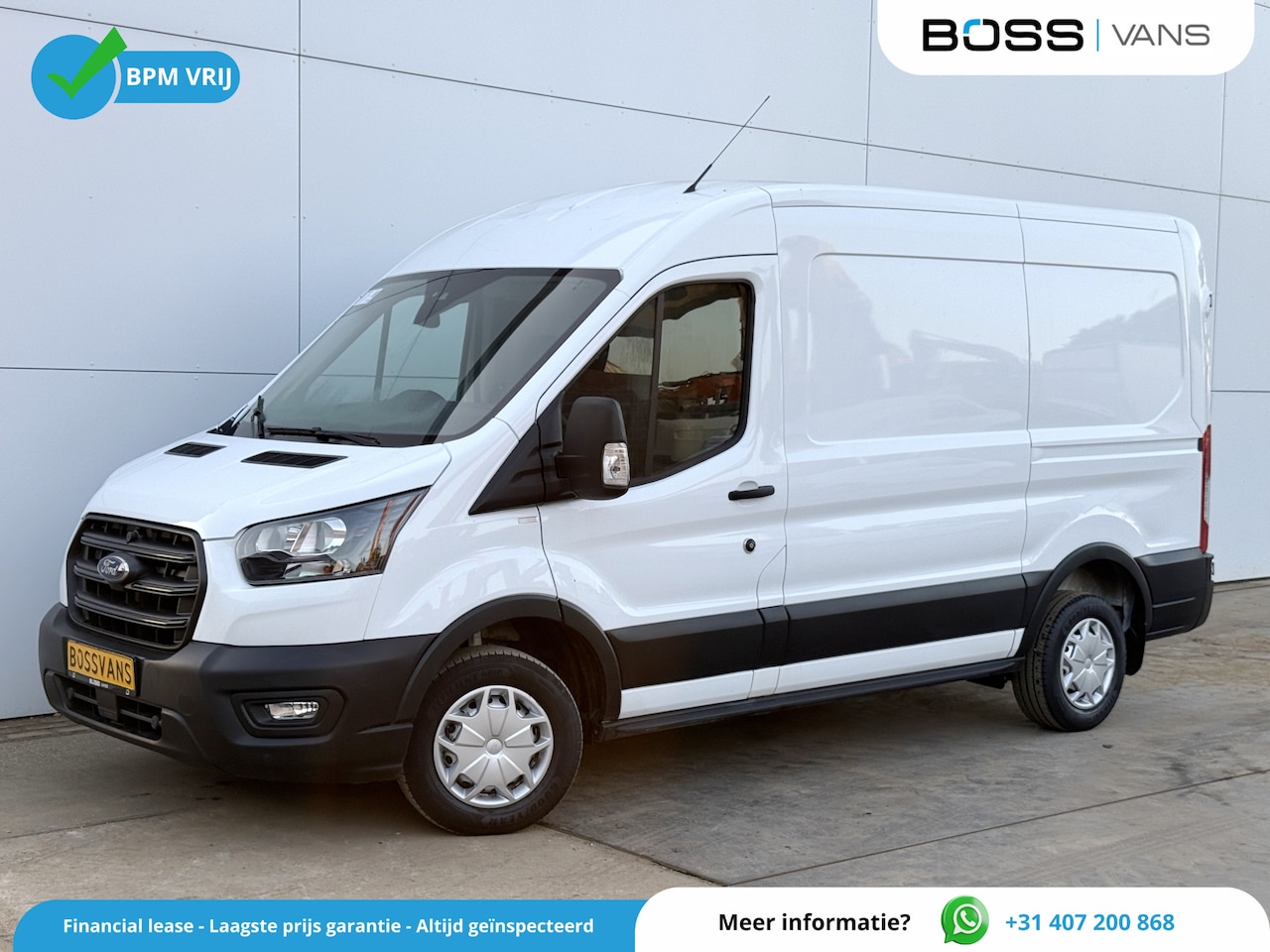 Ford Transit - 2.0 TDCI 130PK L2H2 Airco Cruise Control Lane Assist Parkeersensoren v+a Voorruitverwarmin - AutoWereld.nl