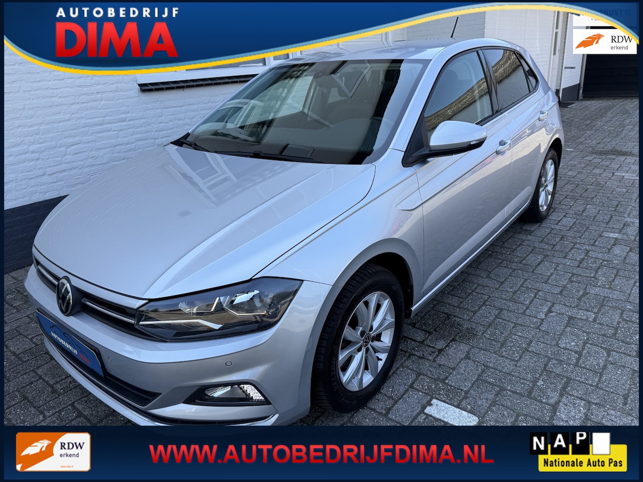 Volkswagen Polo - 1.0 TSI Highline 110 Pk/ Navi/ ECC/ Virtual Cockpit/ PDC/ Cruise Control - AutoWereld.nl