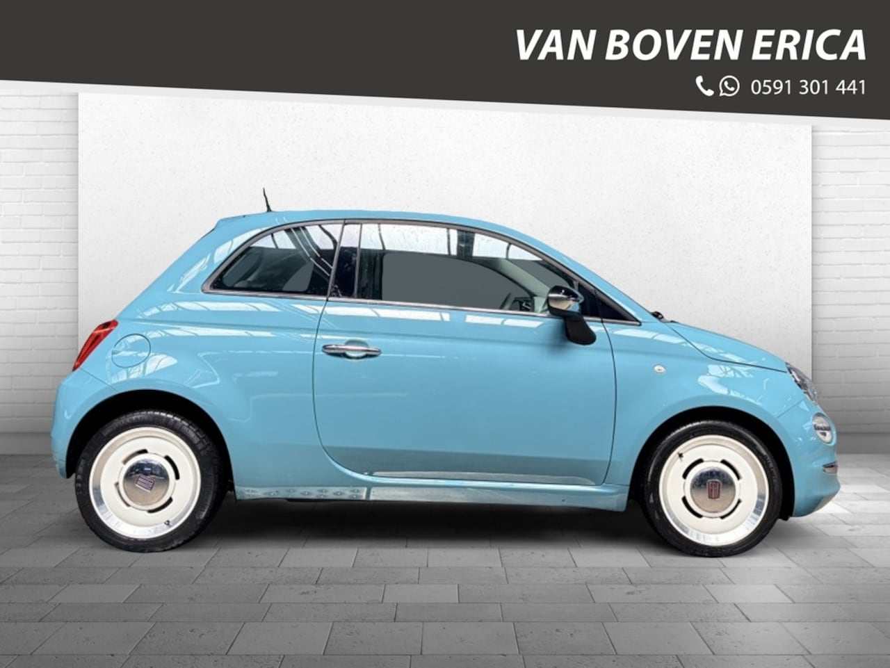 Fiat 500 - 0.9 TA Anniversario Vintage '57 Cruise Panodak Carplay Nav - AutoWereld.nl