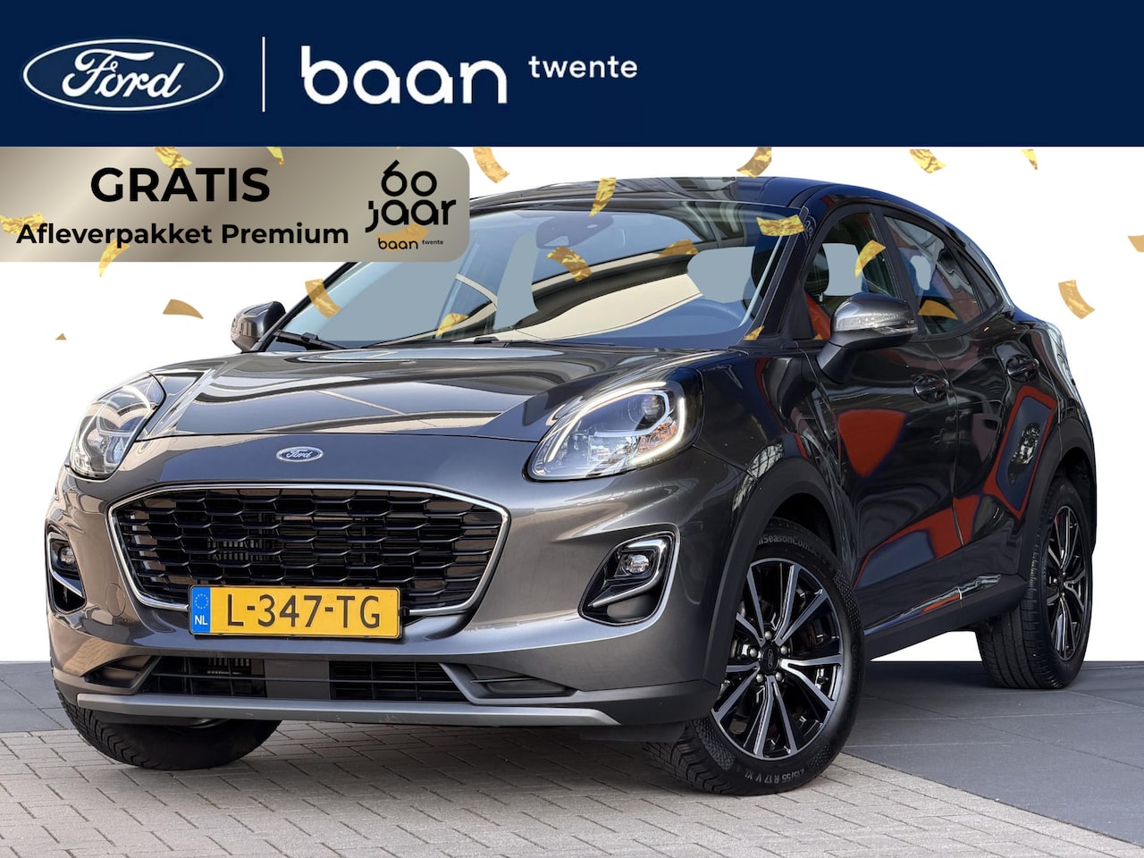 Ford Puma - 1.0 EcoBoost Hybrid Titanium Automaat | Winter Pack | Navi | Cruise control | Apple Carpla - AutoWereld.nl