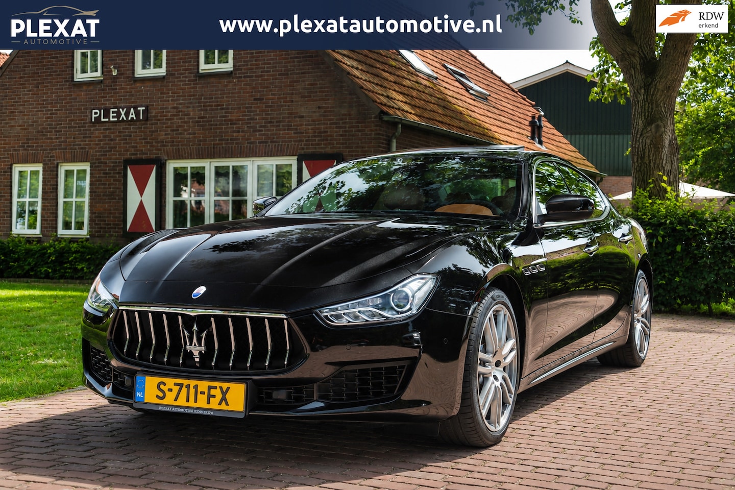 Maserati Ghibli - 3.0 V6 GranLusso Aut. | Facelift | Schuif-Kanteldak | Historie | Led Koplampen | 20 Inch | - AutoWereld.nl