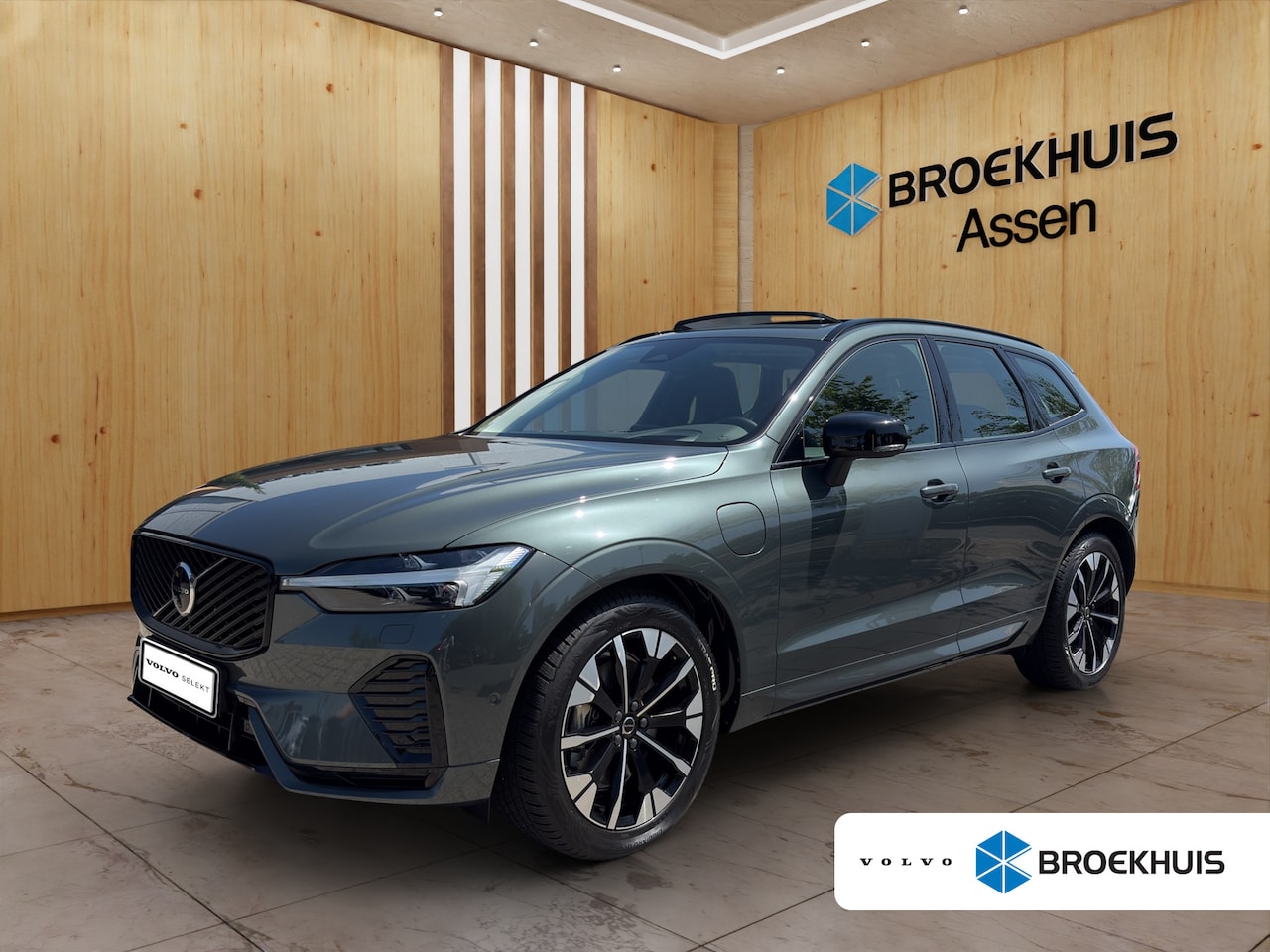 Volvo XC60 - 2.0 T6 Plug-in hybrid AWD Ultra Dark | BLIS | Luchtvering | Panoramadak | Harman Kardon | - AutoWereld.nl