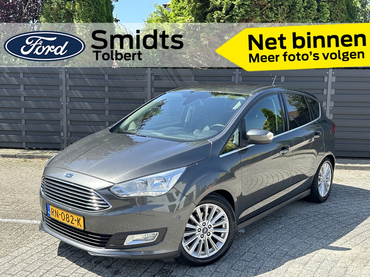 Ford C-Max - 125PK Titanium | Park assist | Trekhaak | Voorruitverwarming | Clima | Navi - AutoWereld.nl