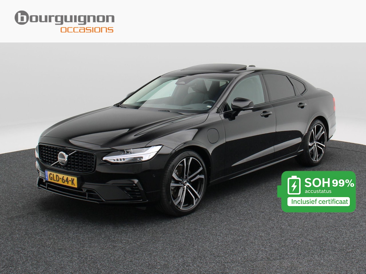 Volvo S90 - 2.0 T8 456 Pk Recharge AWD Ultra Dark | Stoel/Stuurverwarming | B&W audio | Head Up | 360º - AutoWereld.nl