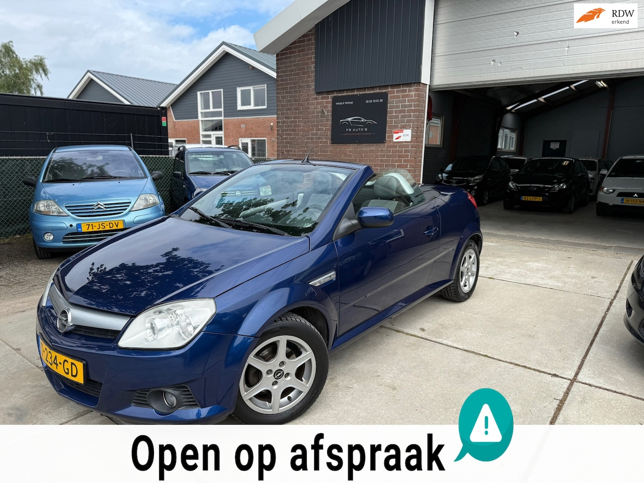Opel Tigra TwinTop - 1.4-16V Enjoy |NIEUWE APK|AIRCO|CABRIO|BLEUTOOTH|NAVIGATIE|ZWARTE HEMEL|LM VELGEN|ZUINIG| - AutoWereld.nl