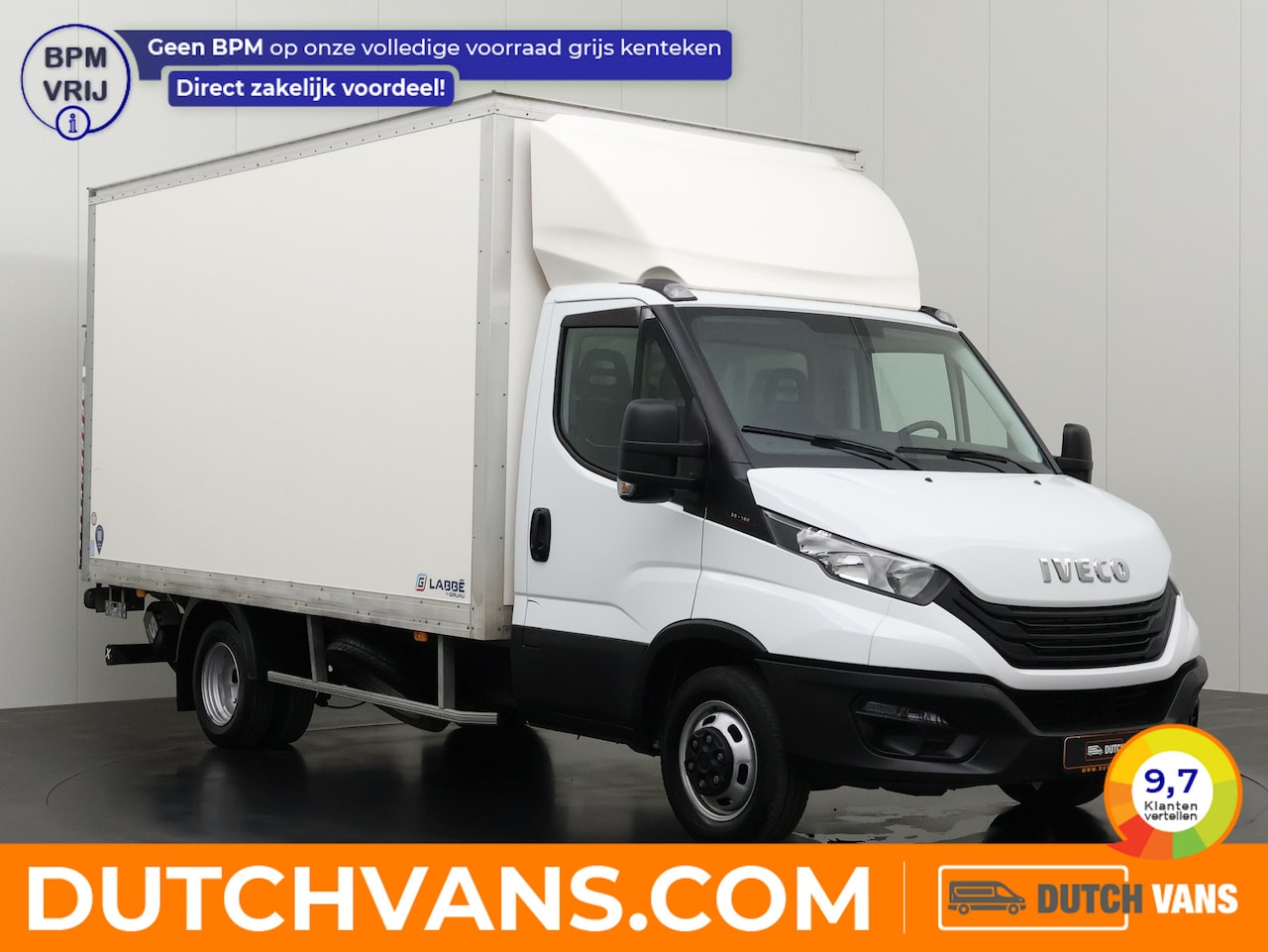 Iveco Daily - 35C16 3.0 Bakwagen+Laadklep | Dakspoiler | Airco | Cruise | 3-Zits - AutoWereld.nl