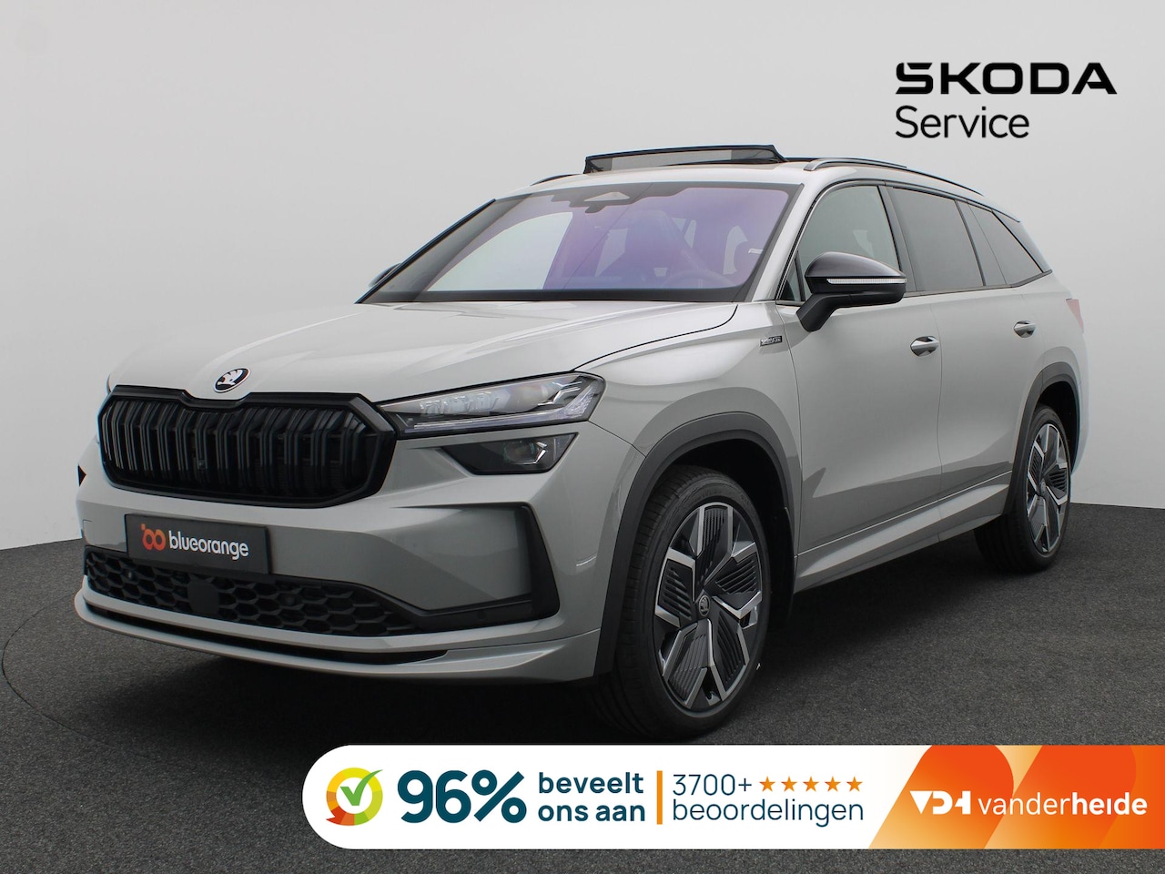 Skoda Kodiaq - 1.5 TSI MHEV Sportline Business 7p 150PK DSG Panoramadak, Trekhaak, 20" LM Velgen, Matrix - AutoWereld.nl