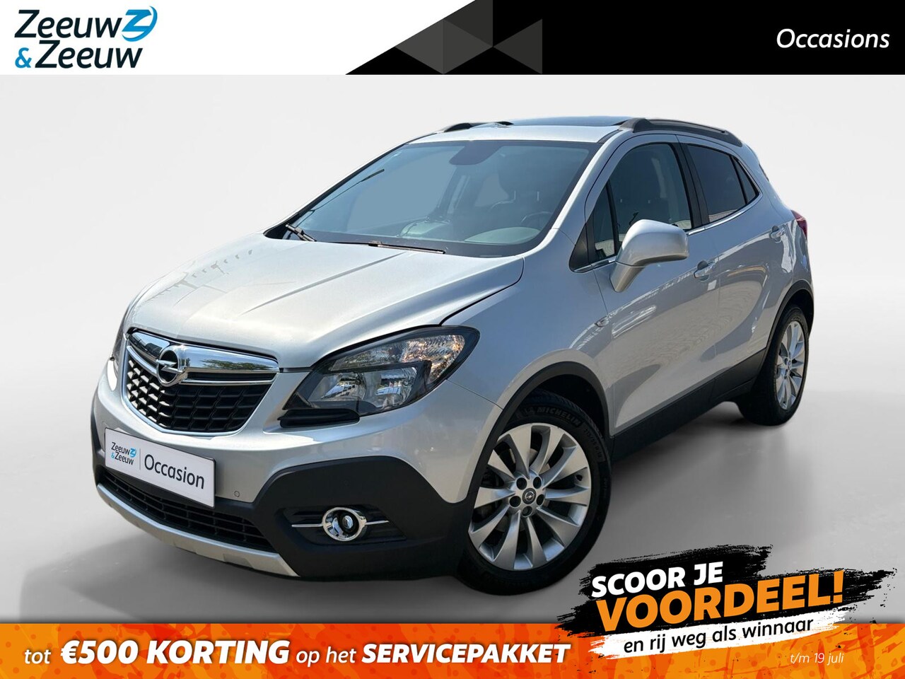 Opel Mokka - 1.4 T Cosmo |Winterpakket 2| Achteruitrijcamera|Elektrisch schuif-/kanteldak|Comfortstoel - AutoWereld.nl