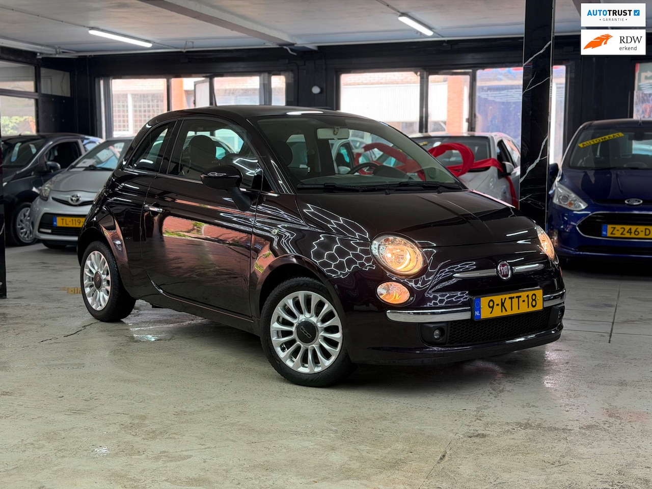 Fiat 500 - 0.9 TwinAir Lounge Automaat | Pano | Airco | start stop - AutoWereld.nl